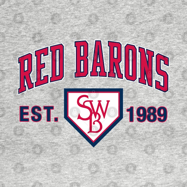 Scranton/Wilkes-Barre Red Barons by Tee Arcade